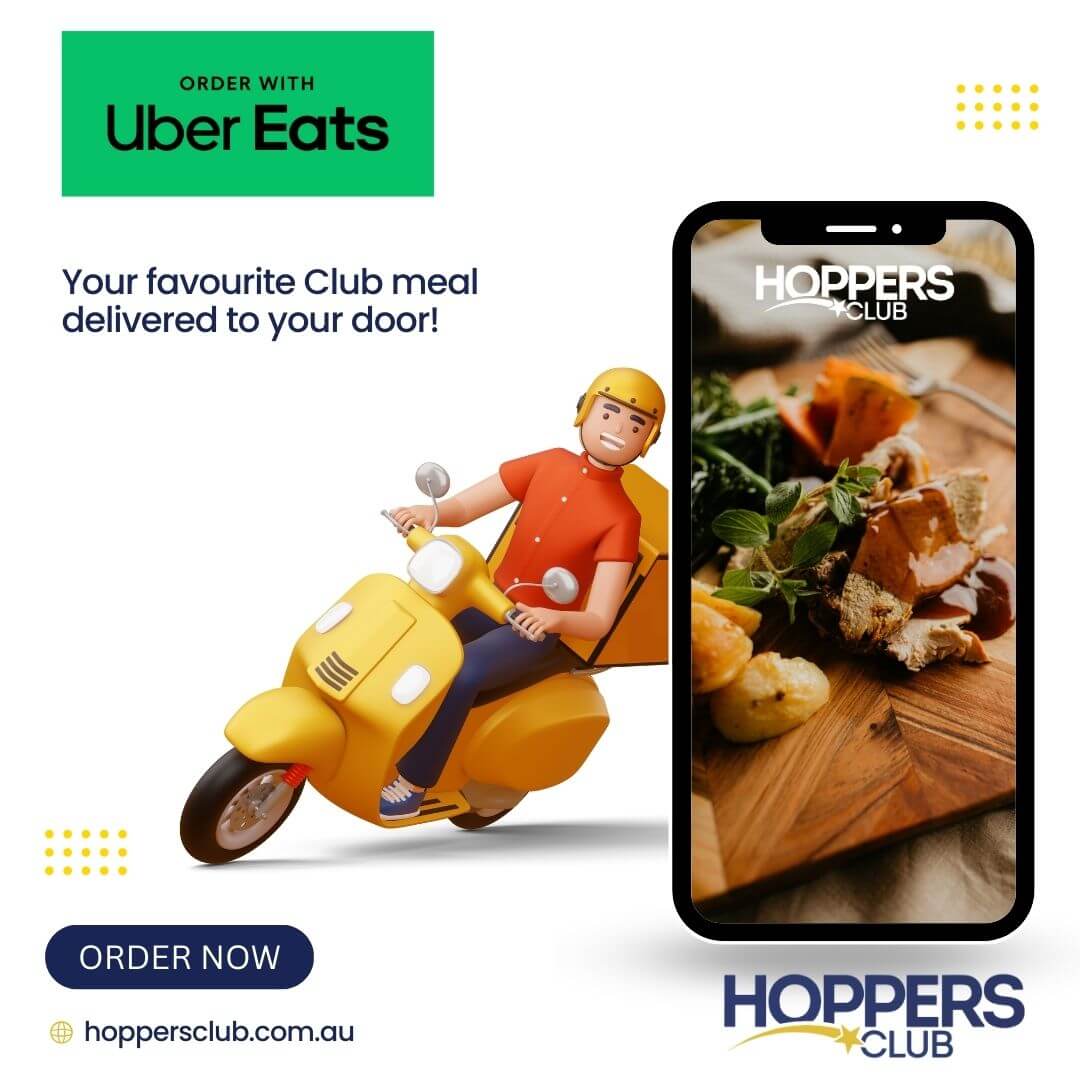 Hoppers Club now offers Uber Eats food delivery service